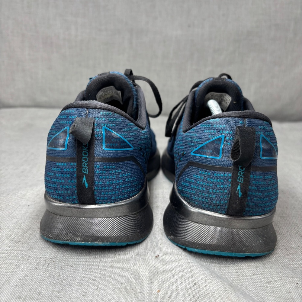 Brooks Levitate 5 Running Shoes Blue Black Silver Mesh Sneaker Men's Size 12.5 - Picture 7 of 12